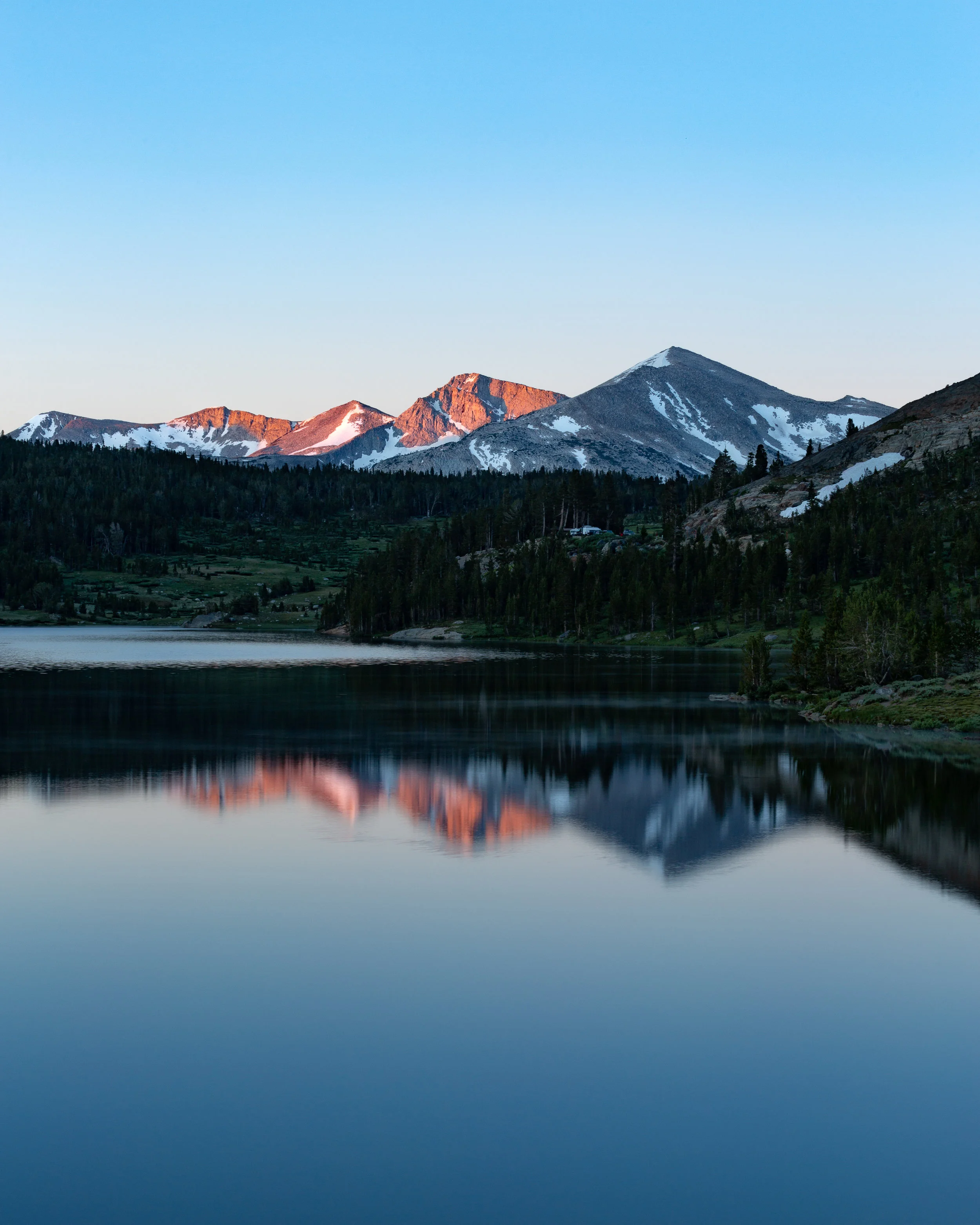 Sunrise Over Tioga Lake