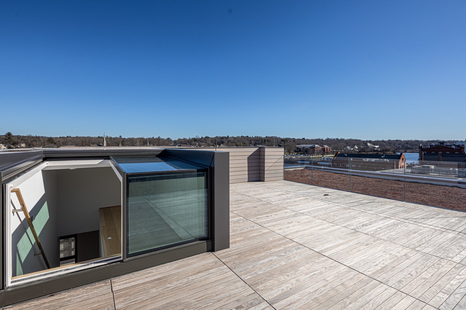 Skylight doorway to rooftop of 4B at 60 Wilton Road Westport CT_12.jpg