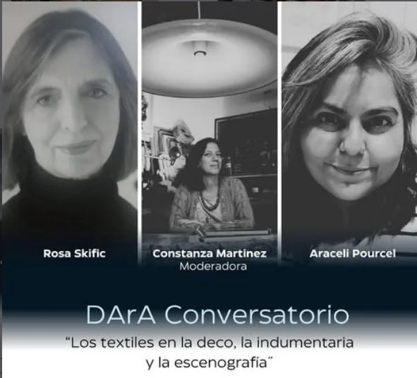 dara coversatorio | "los textiles en la deco, la indumentaria y la escenografia"