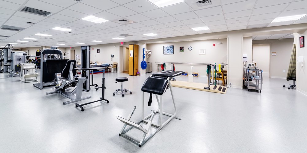 Southcoast Health MOB Physical Therapy Room in Fall River, Massachusetts