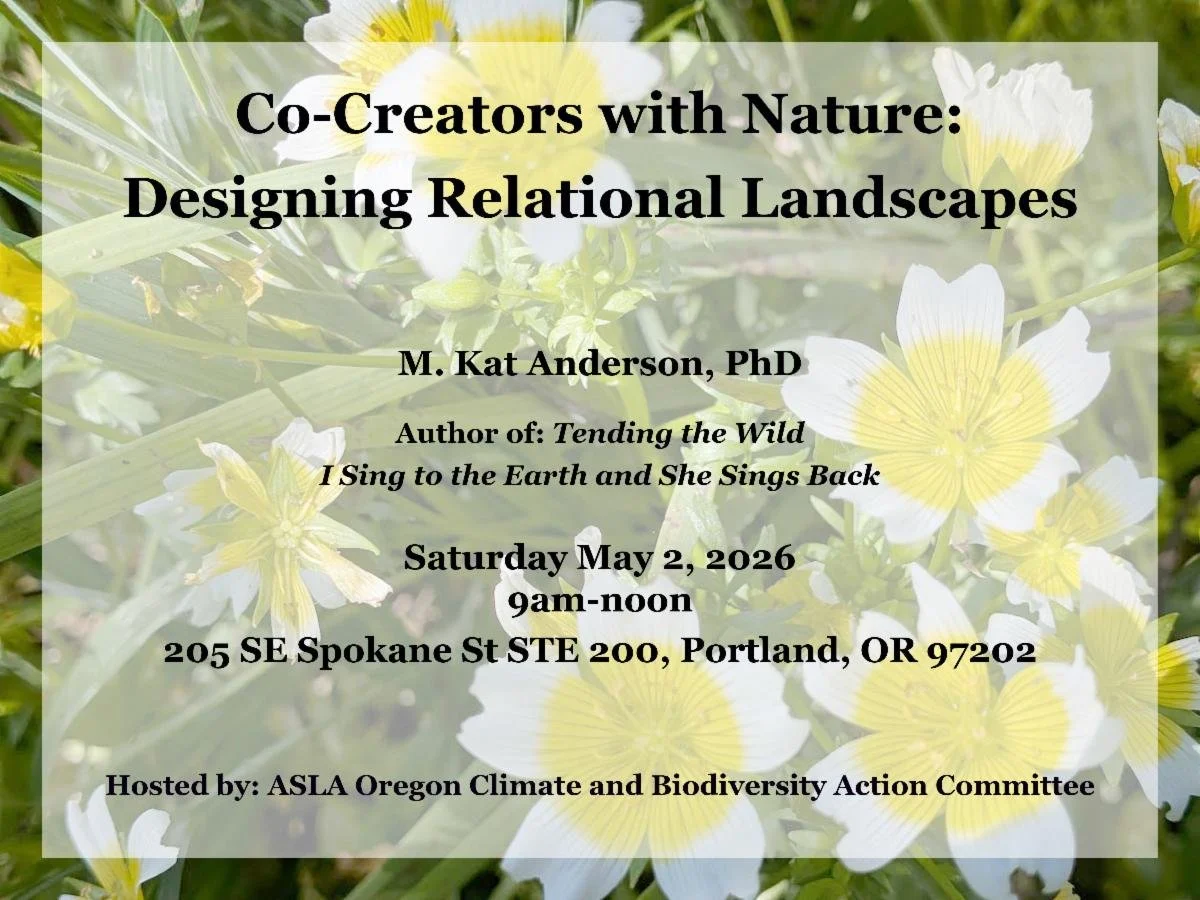 Co-Creators with Nature: Designing Relational Landscapes