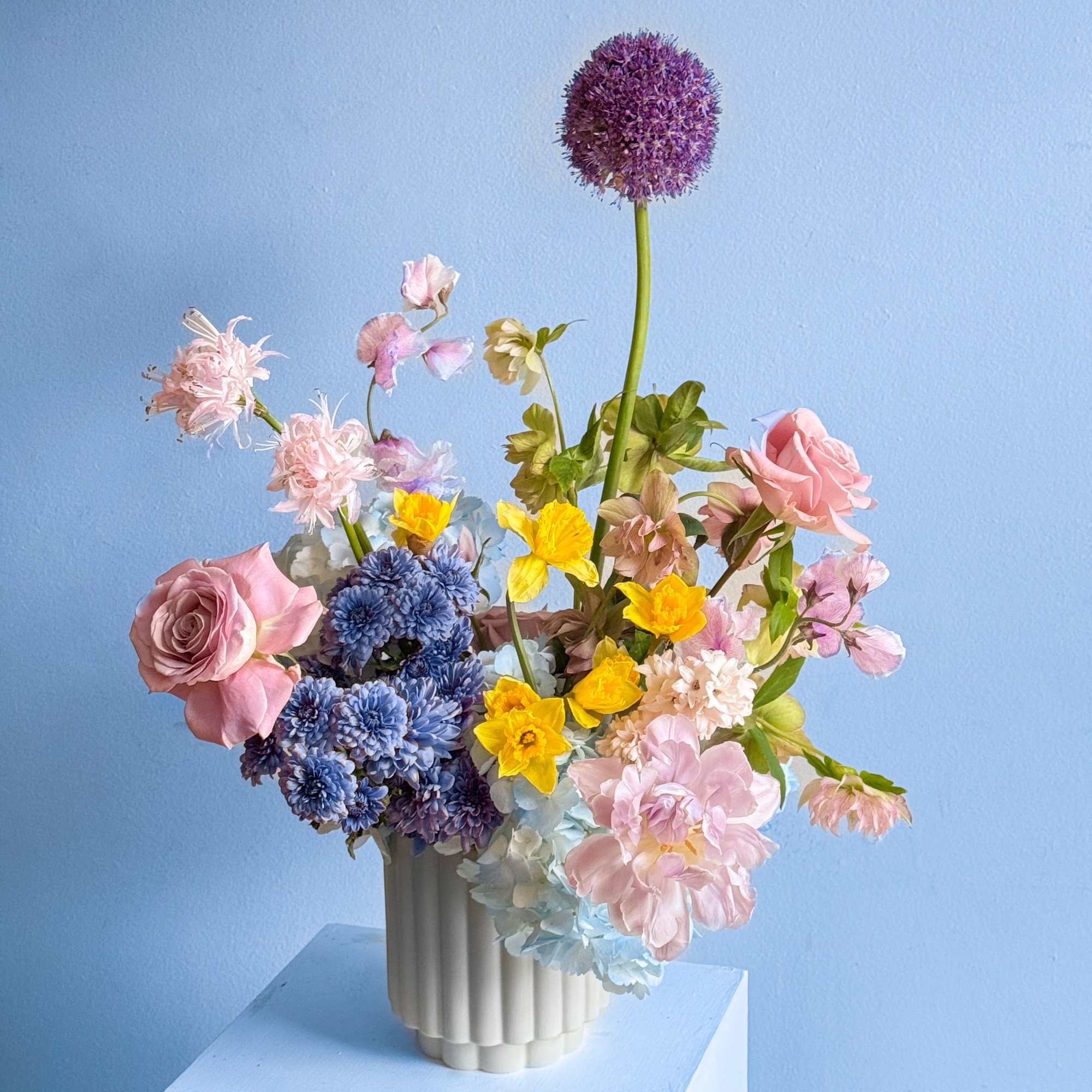 Ube Vase Arrangement