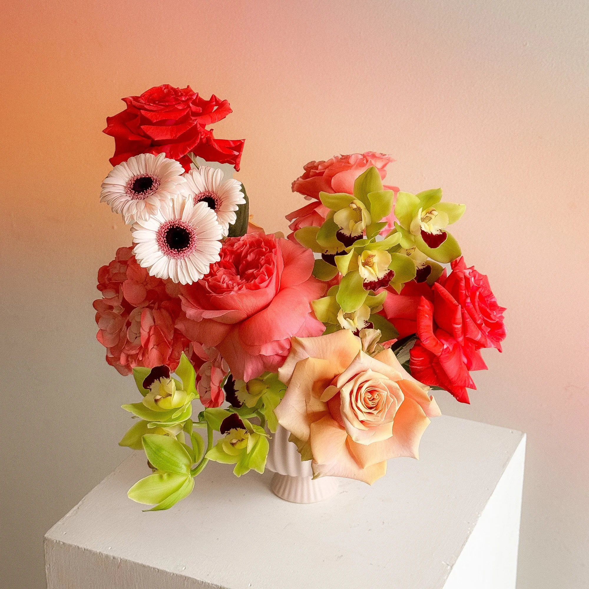 Citrine Vase Arrangement