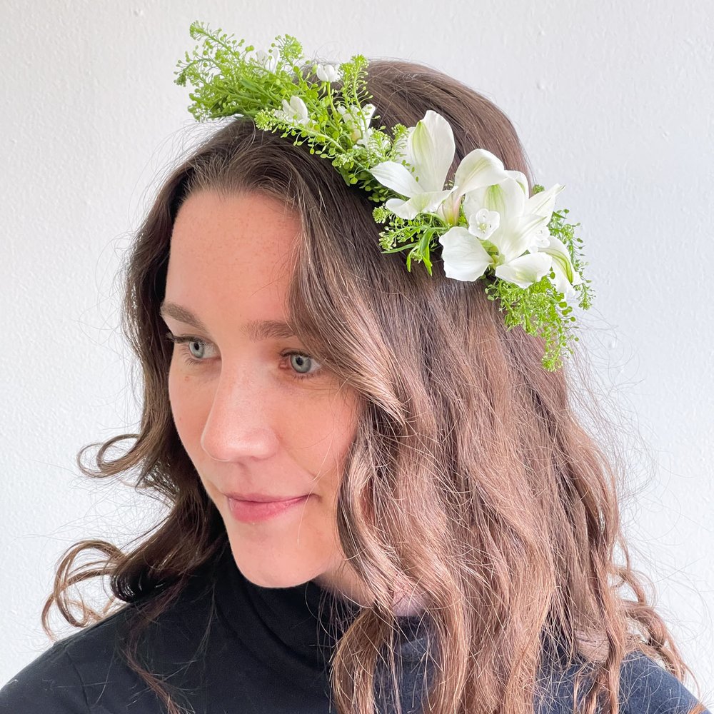 Floral Crown | Hair Flowers | Twin Cities Wedding Florist | Wedding Flowers  St Paul, Minneapolis — Ergo