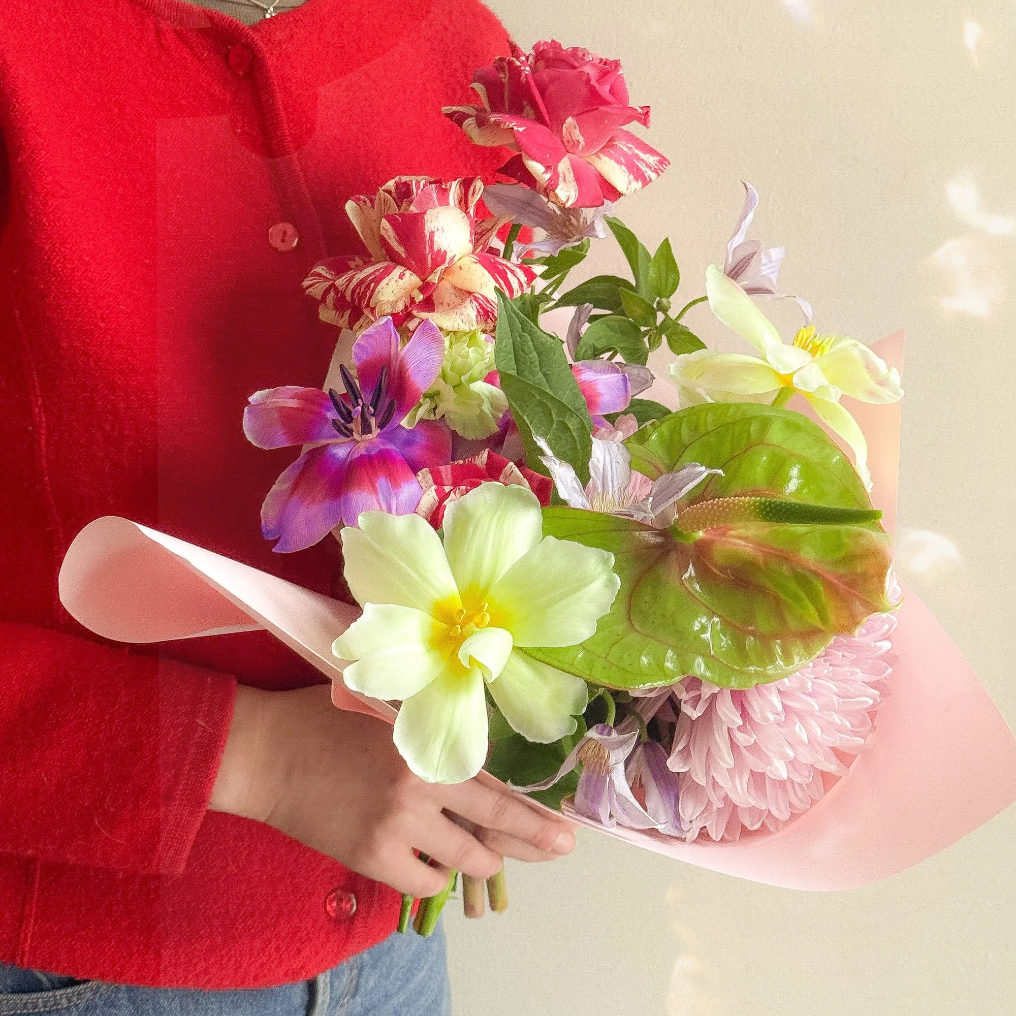 Amethyst Wrapped Handtie - Pickup Only