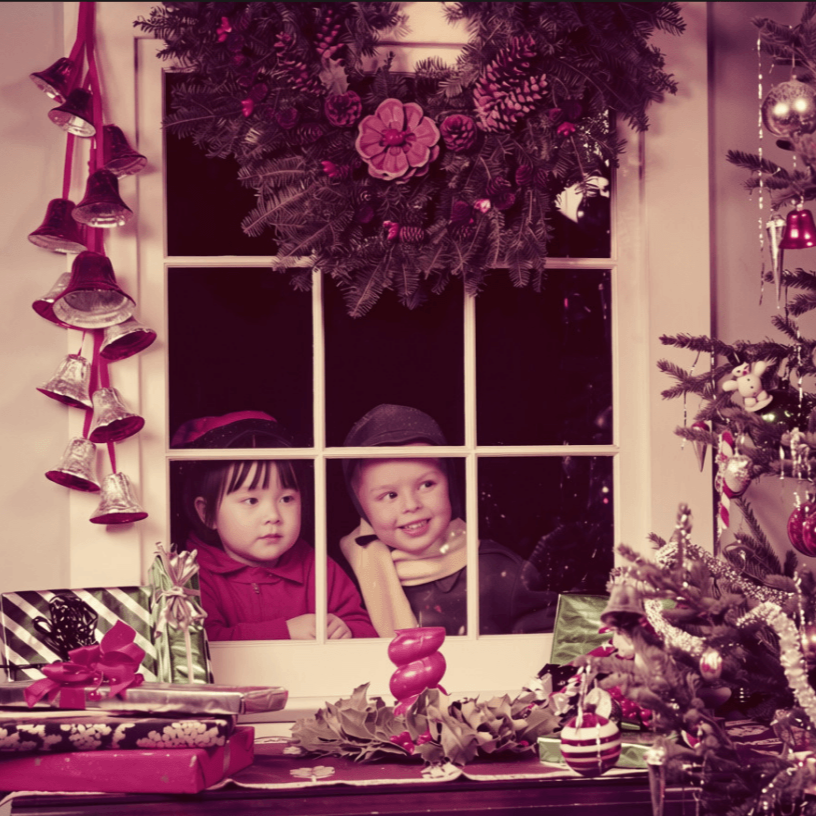 Two children
