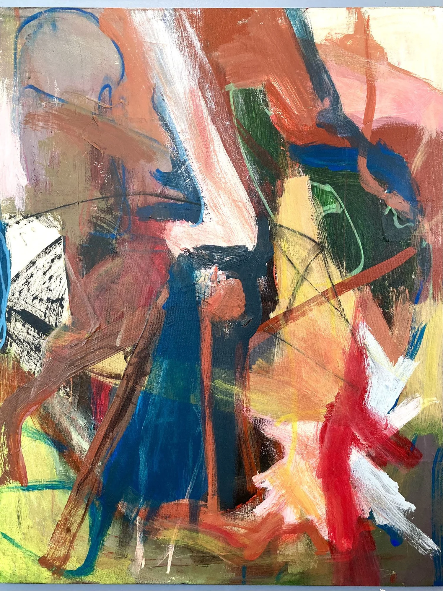 wind upon the curtains