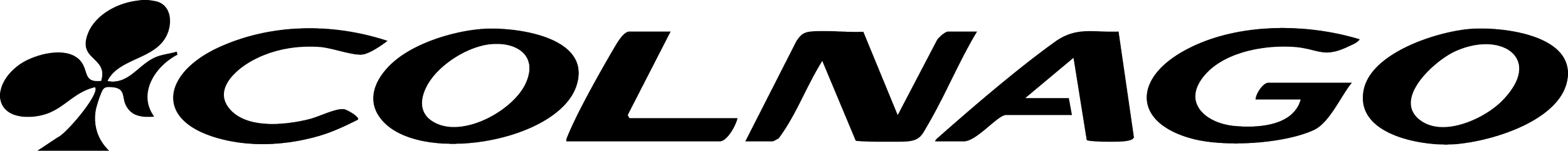 Black logo with the word 'COLNAGO' and a stylized club symbol to the left of the text