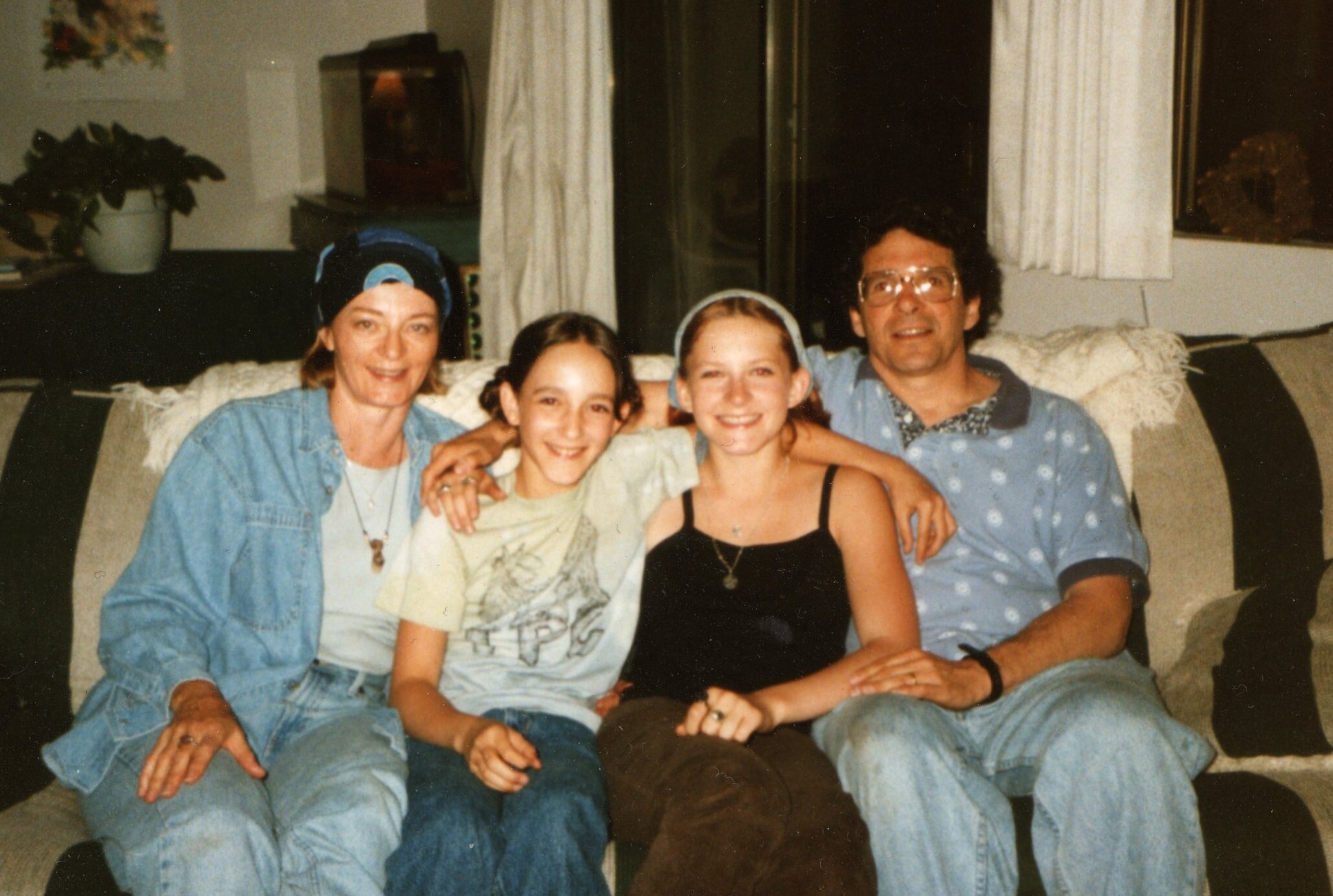 Michael with Raechel and their daughters