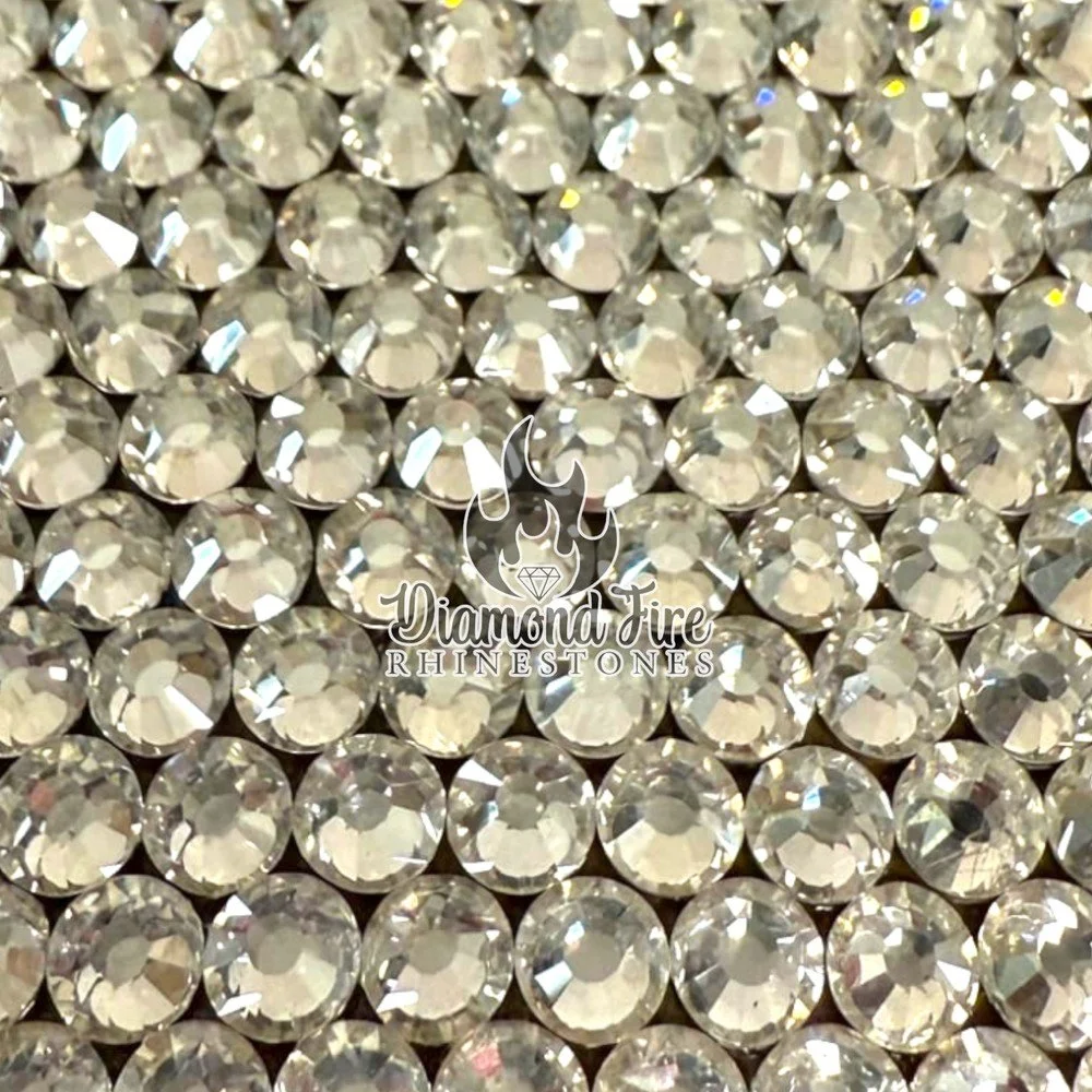 CRYSTAL LUSTER Flatback Glass Rhinestones