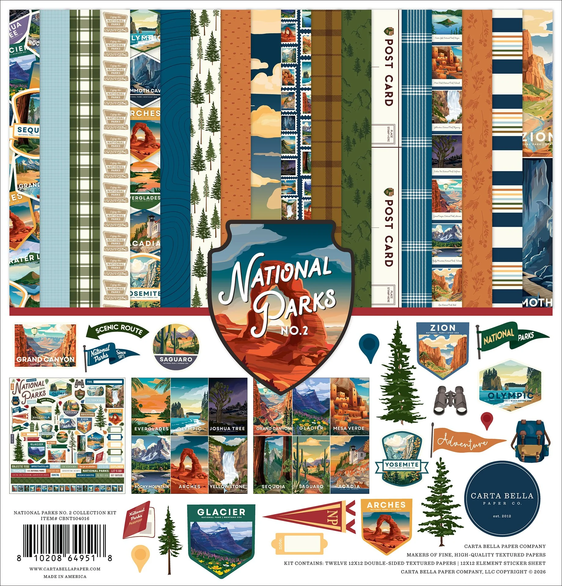 NATIONAL PARKS No.2 Collection Kit