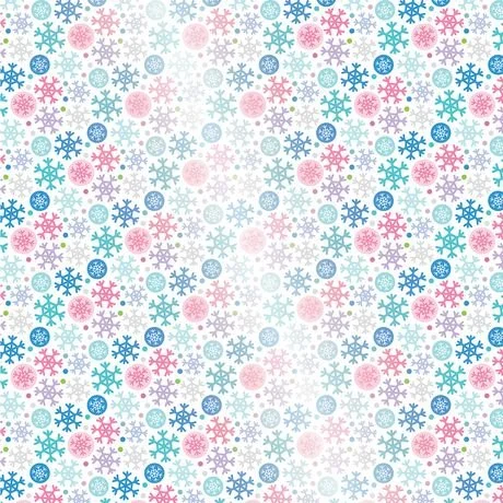 SNOWFLAKE SEASON CLEAR CUTS PRINTED ACETATE