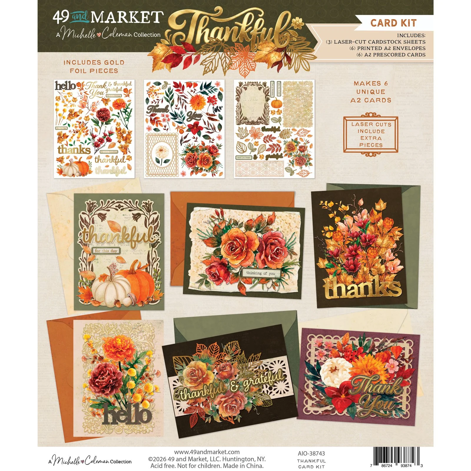 THANKFUL Card Kit from 49 and Market