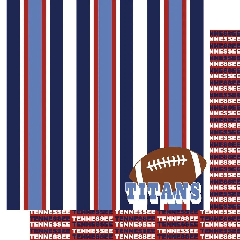 FOOTBALL SEASON - TITANS SPORTY STRIPES