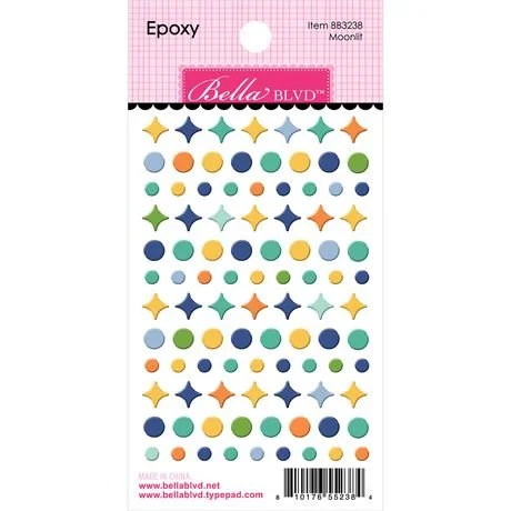 ADVENTURE AWAITS Moonlit Epoxy Shapes