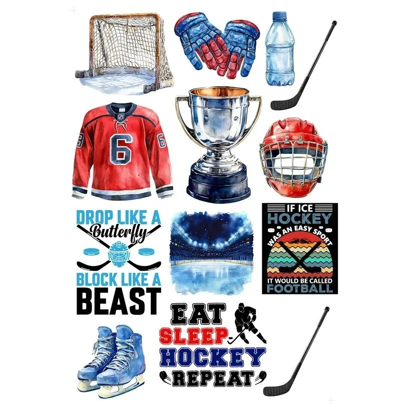 GO BIG SPORTS - HOCKEY LASER CUT EPHEMERA