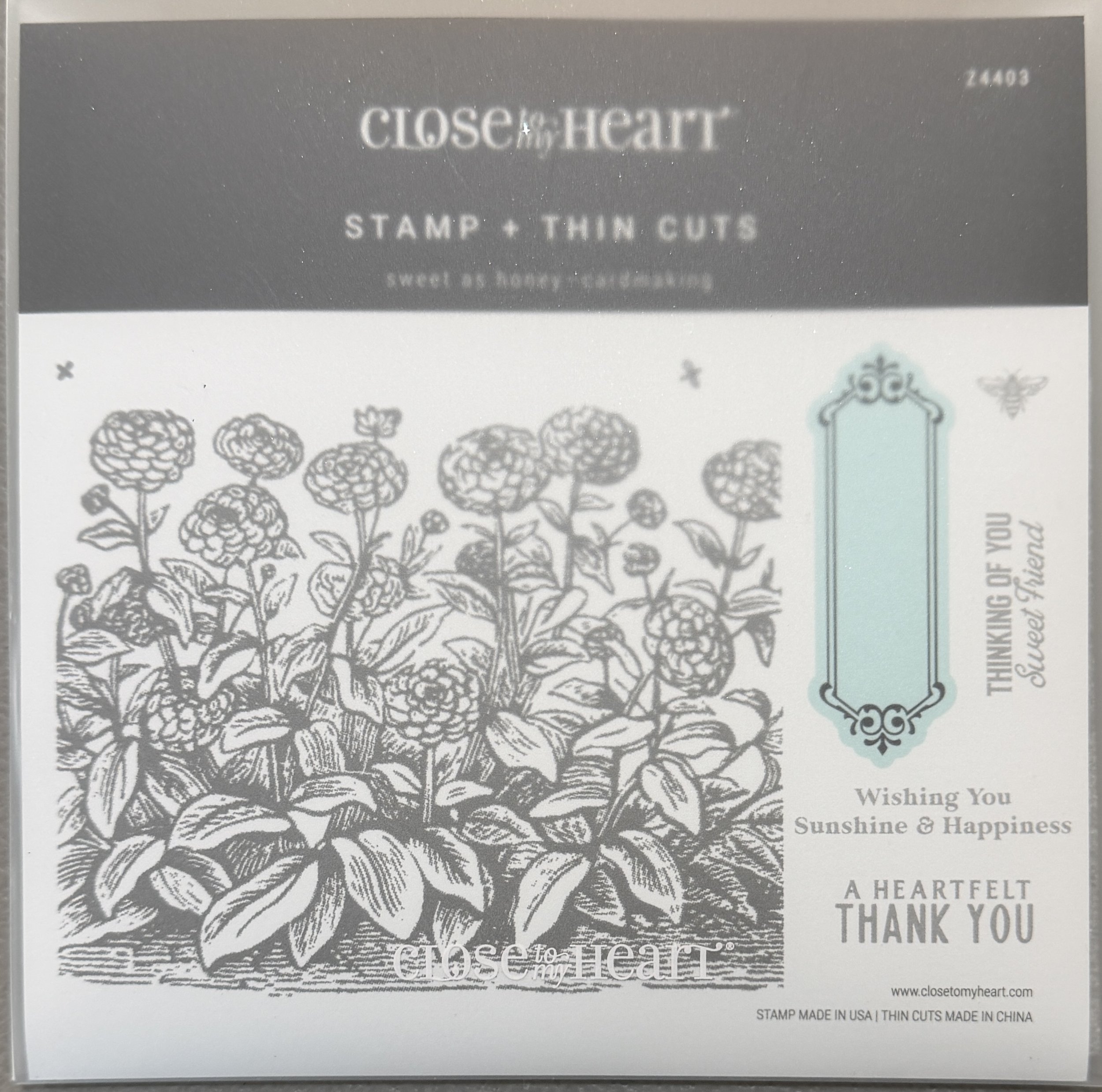 SWEET AS HONEY Cardmaking - Z4403