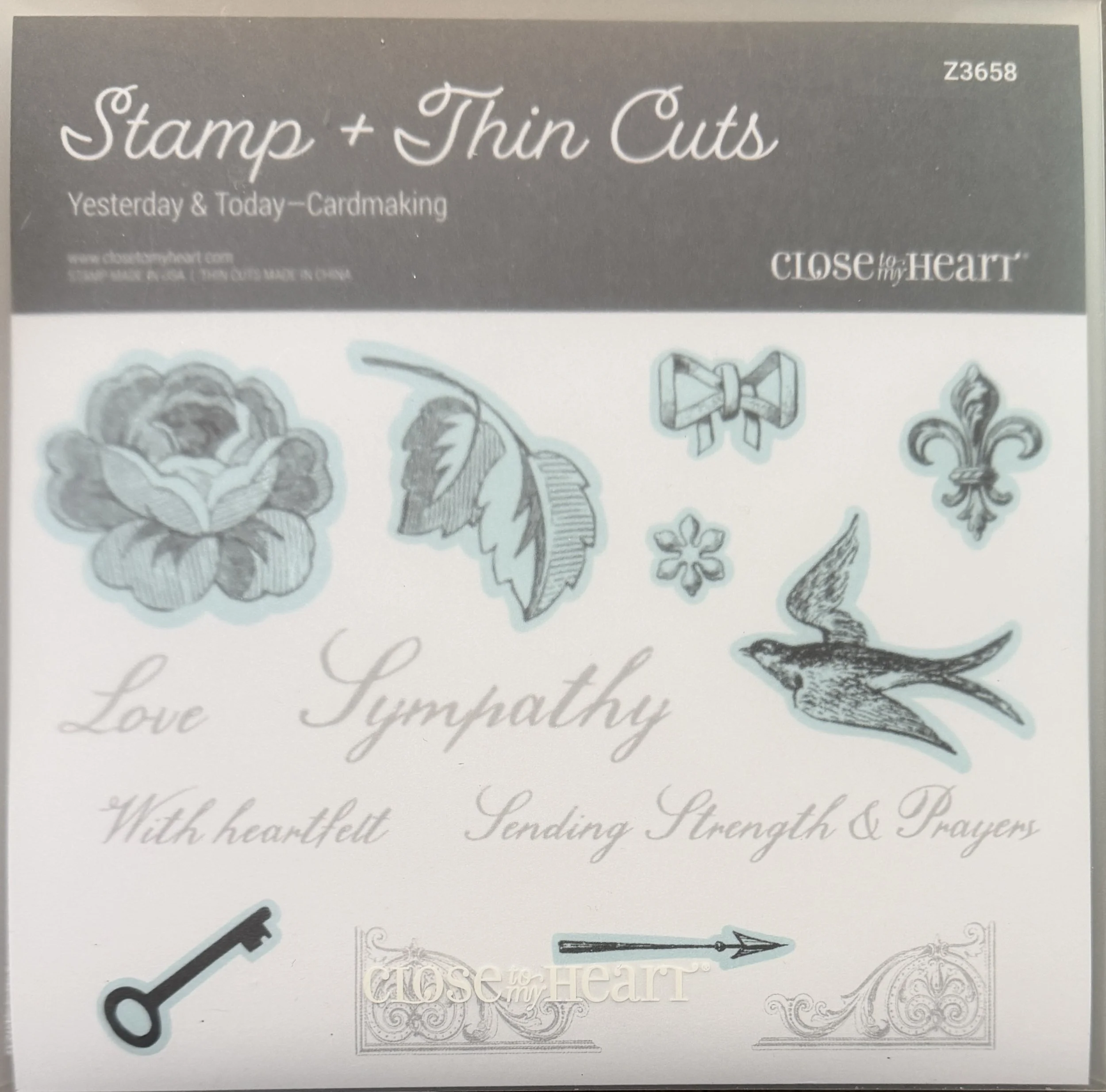 YESTERDAY & TODAY (Cardmaking) - Z3658