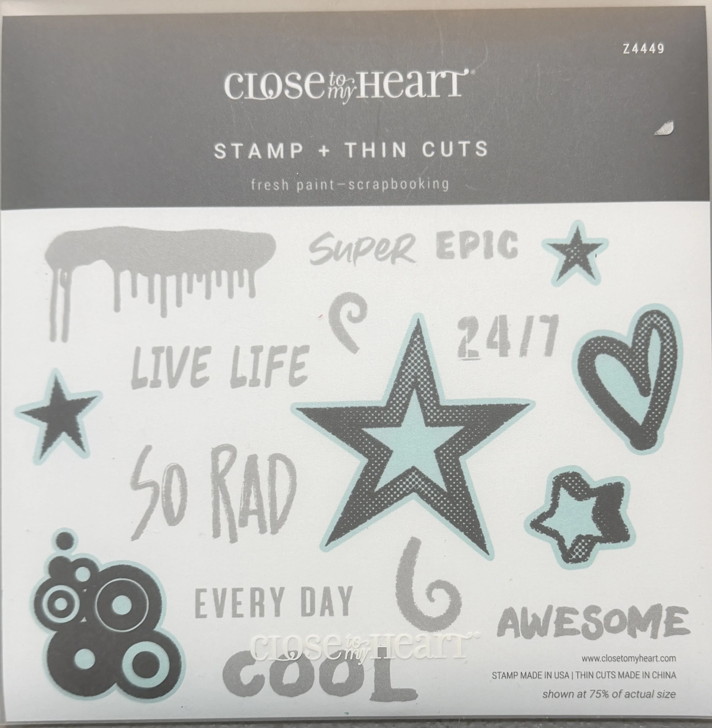 FRESH PAINT Scrapbooking - Z4449