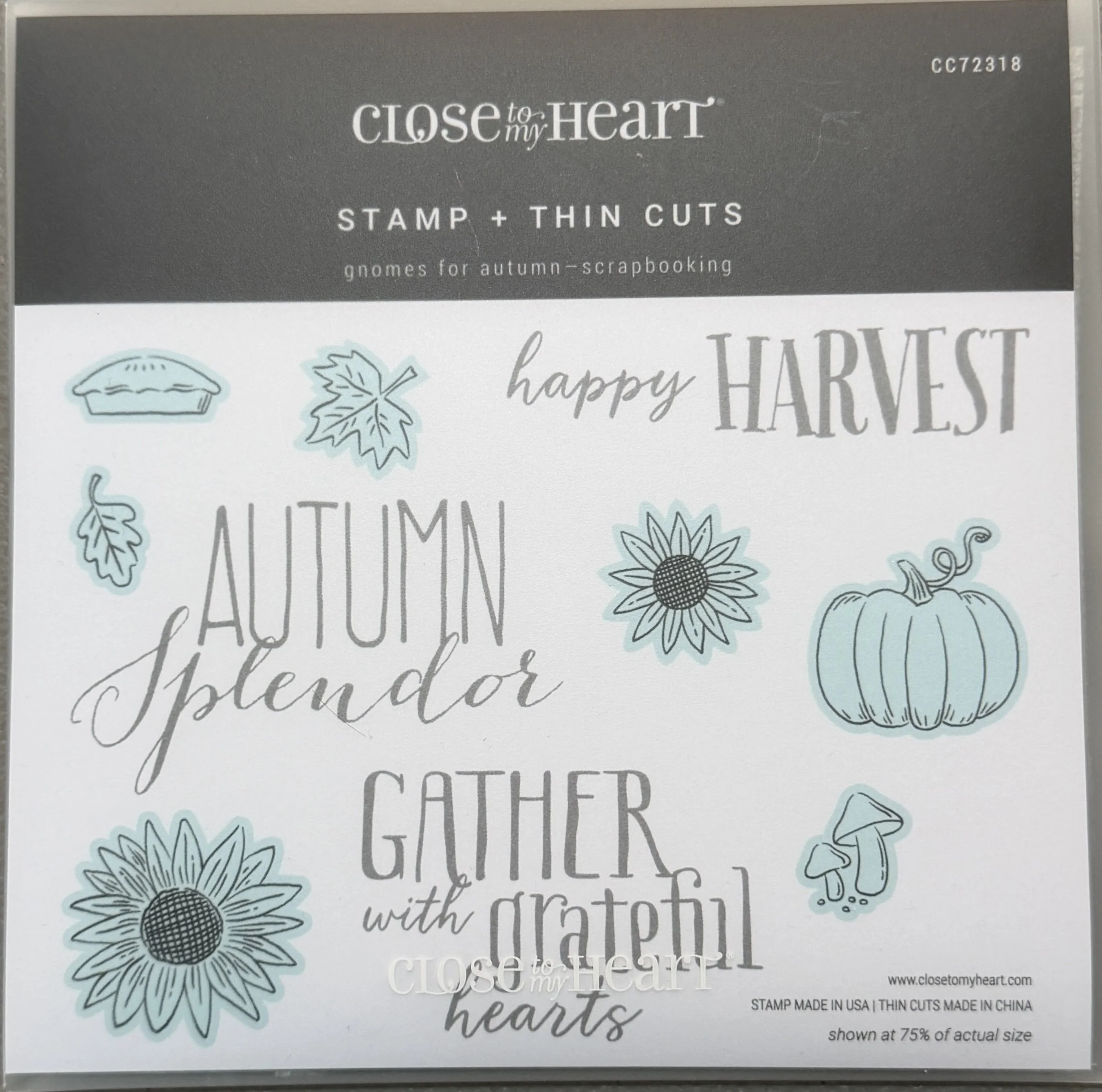 GNOMES FOR AUTUMN Scrapbooking - CC72318