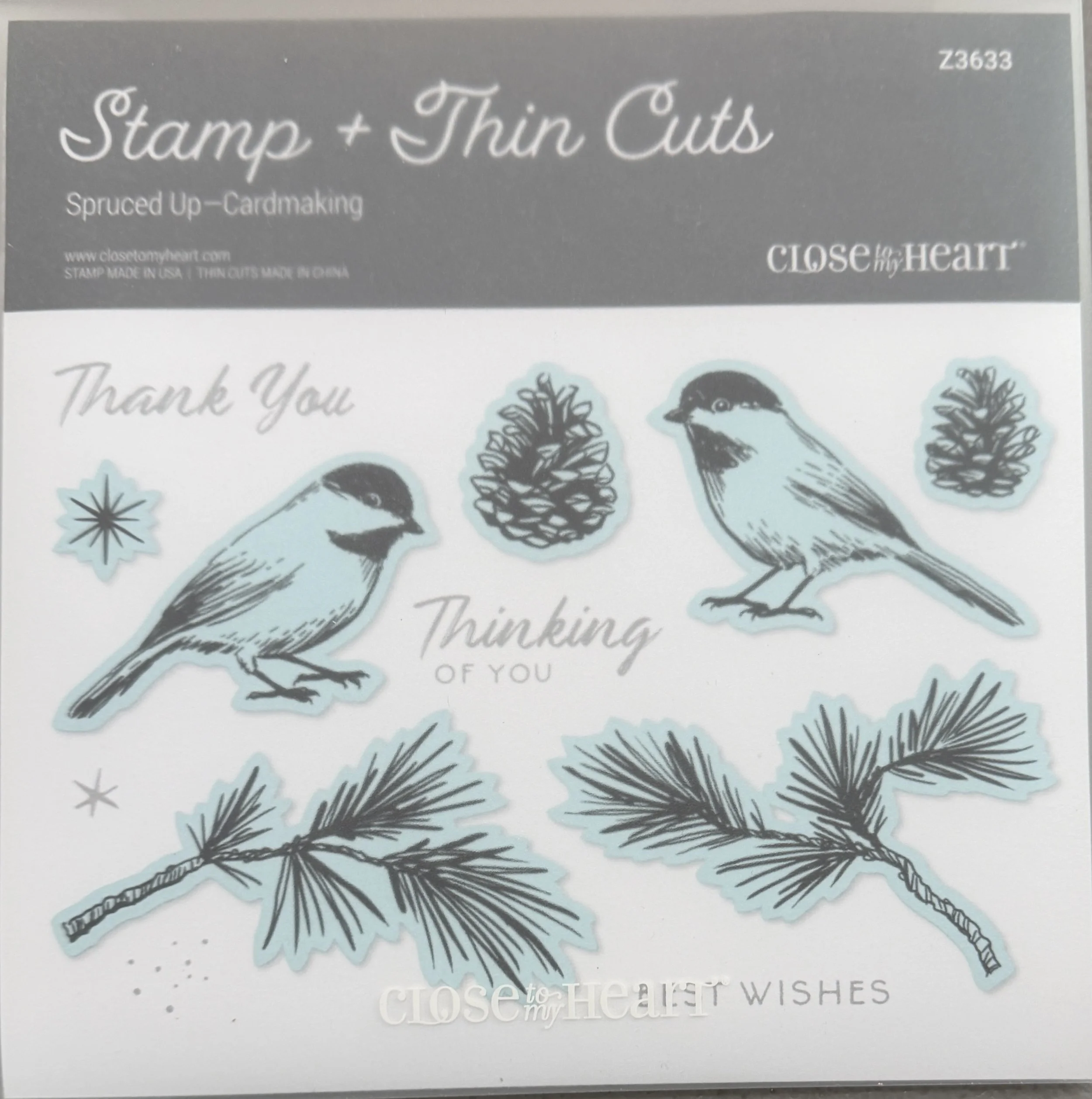 SPRUCED UP (cardmaking) - Z3633