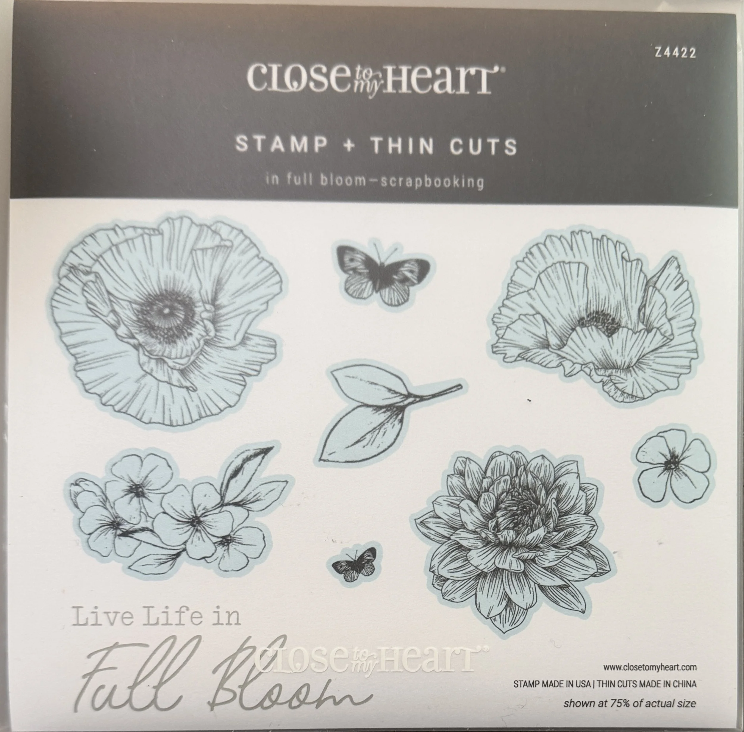 IN FULL BLOOM (Scrapbooking) - Z4422