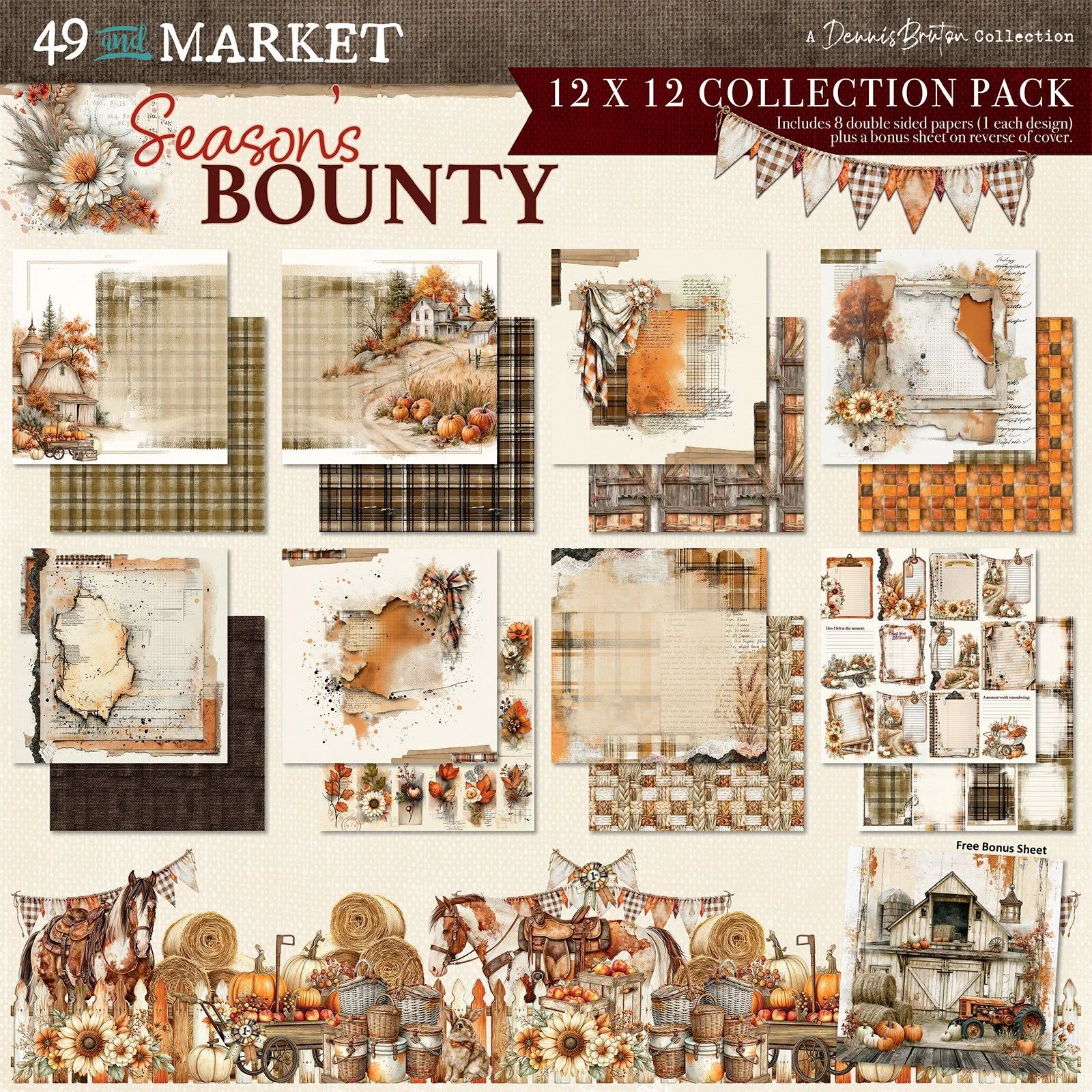 SEASON'S BOUNTY - 12X12 Collection Pack