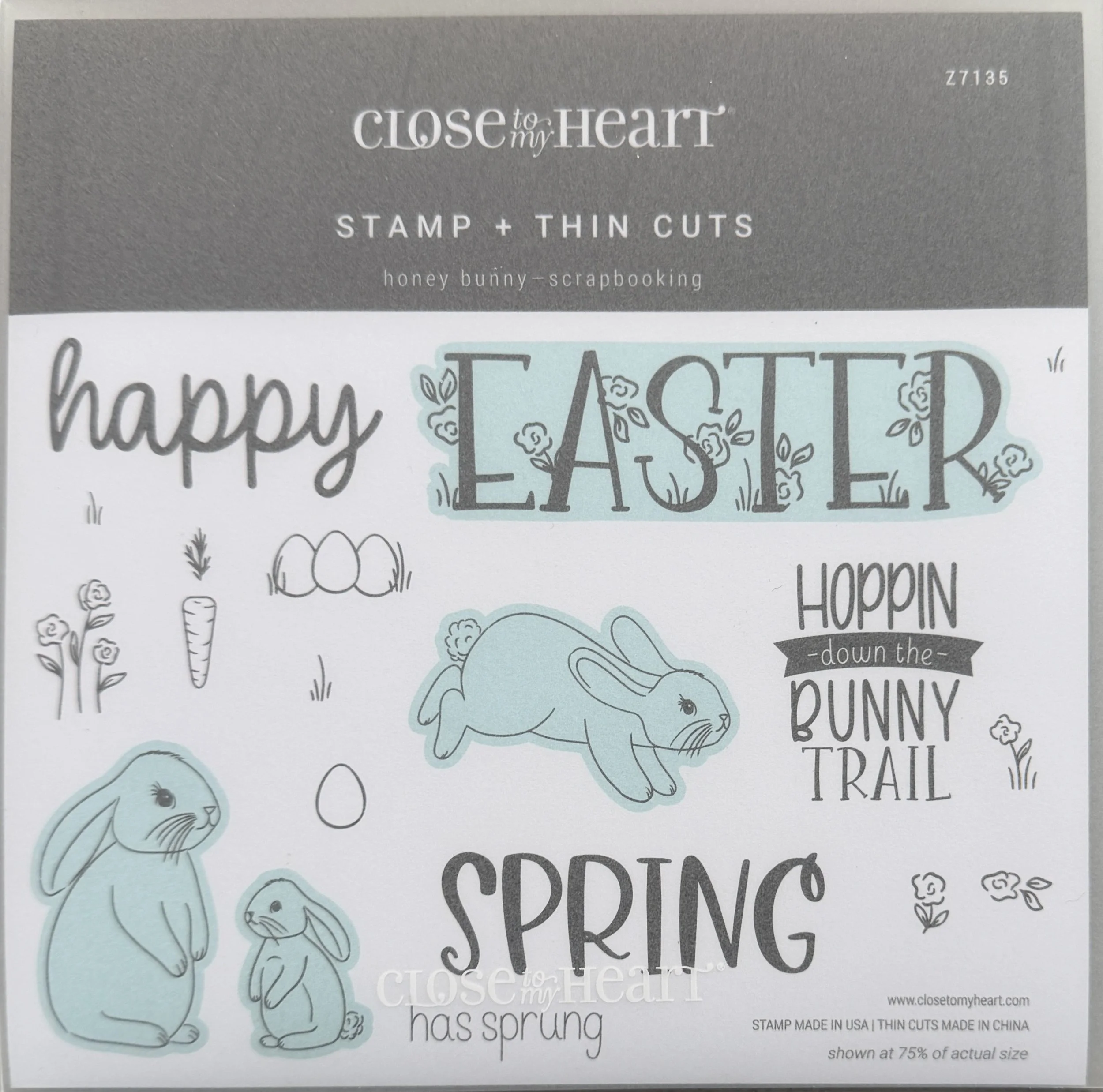 HONEY BUNNY (Scrapbooking) - Z7135