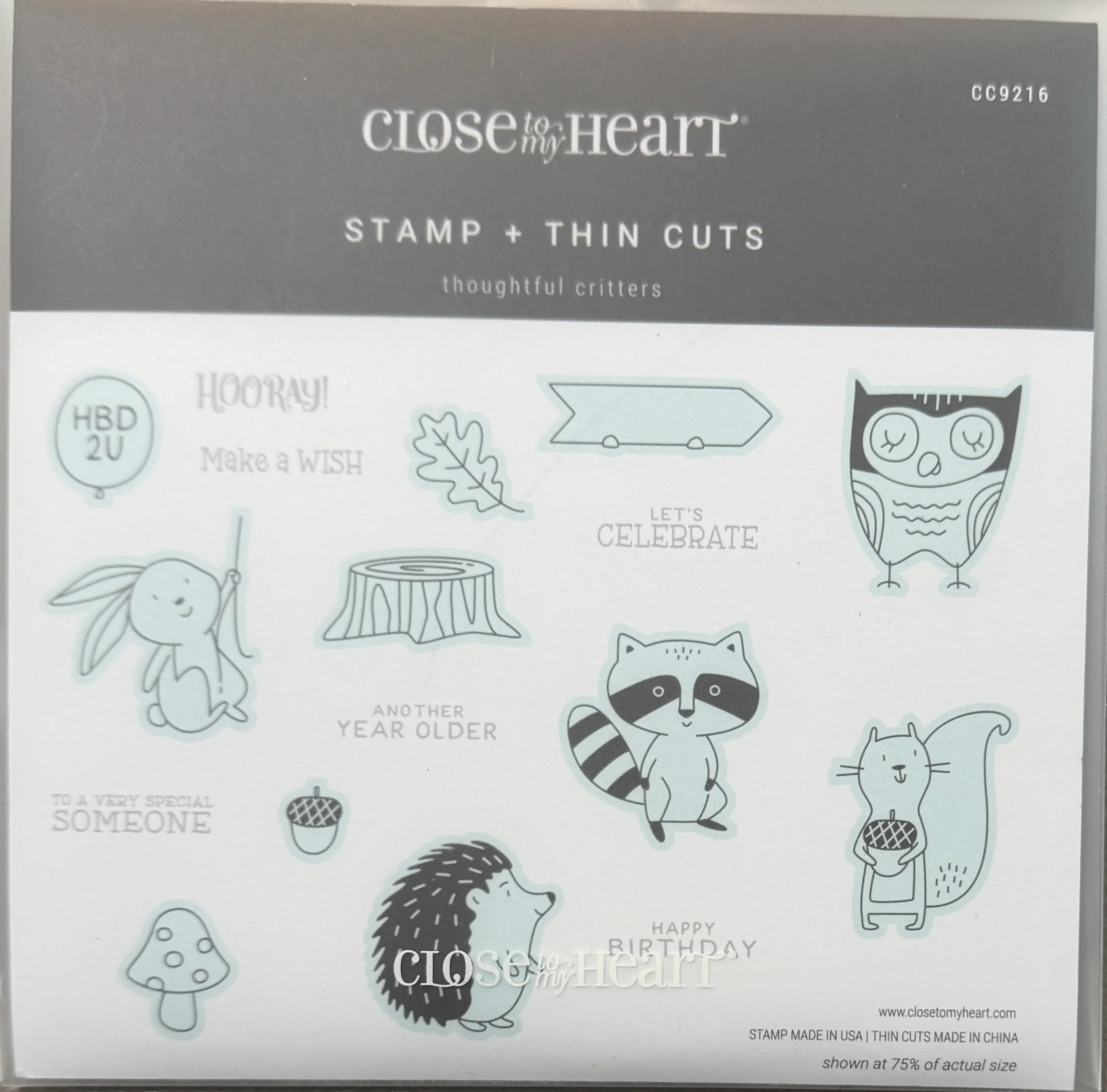 THOUGHTFUL CRITTERS - CC9216