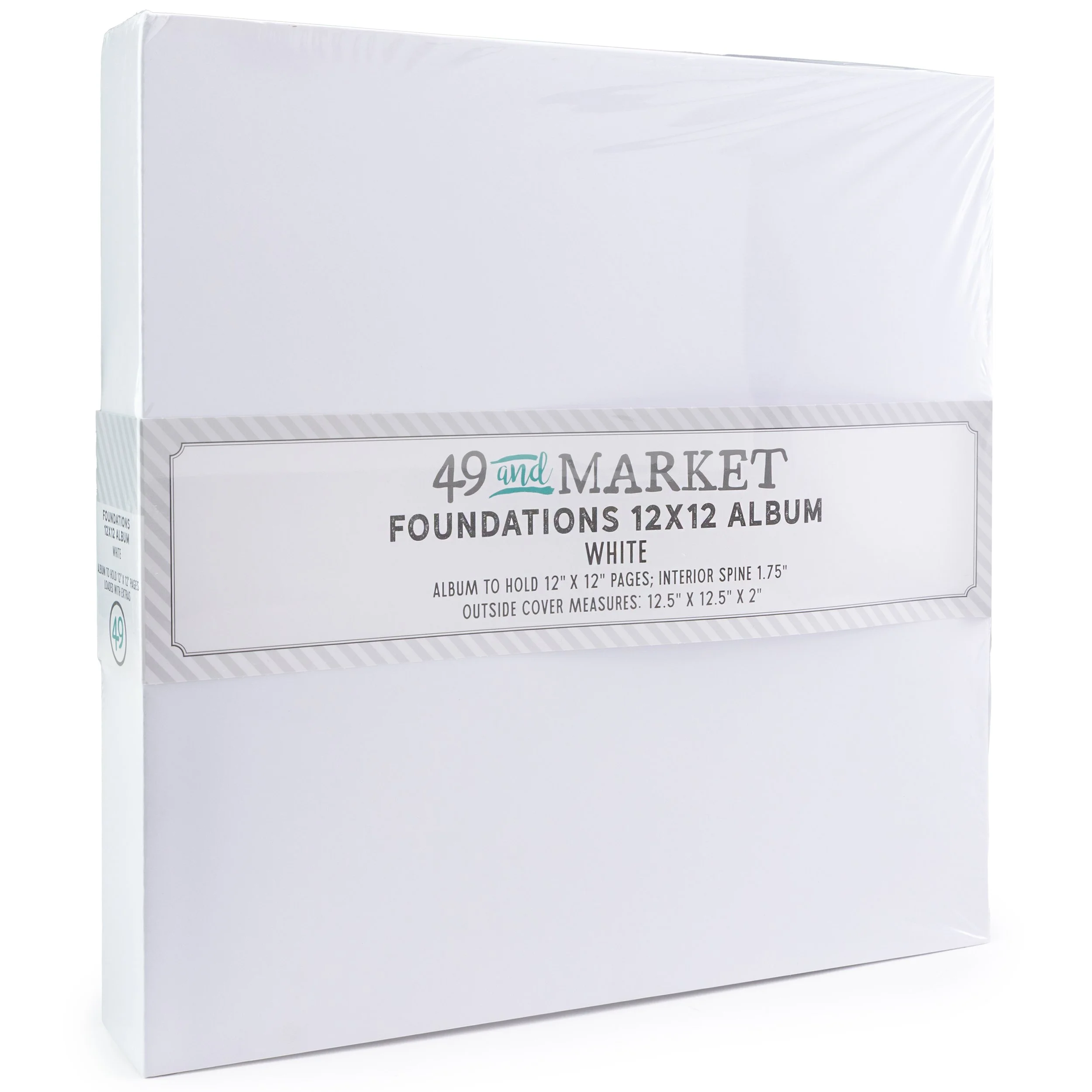 FOUNDATIONS 12X12 ALBUM - White
