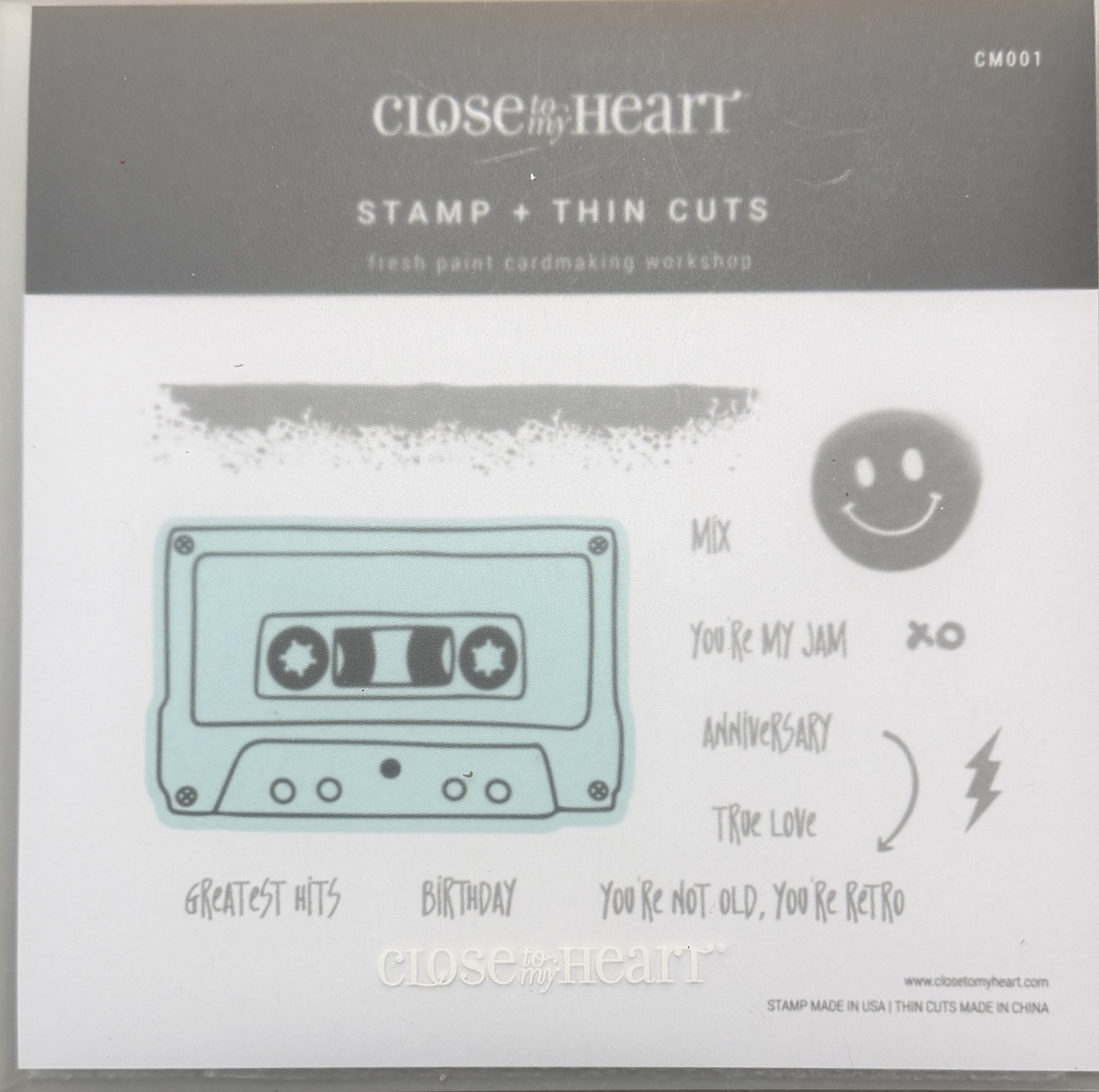 FRESH PAINT Cardmaking - CM001