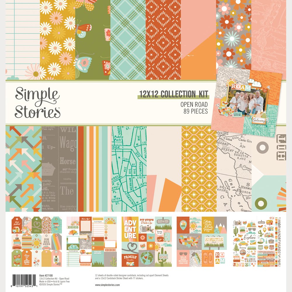 OPEN ROAD 12X12 Collection Kit
