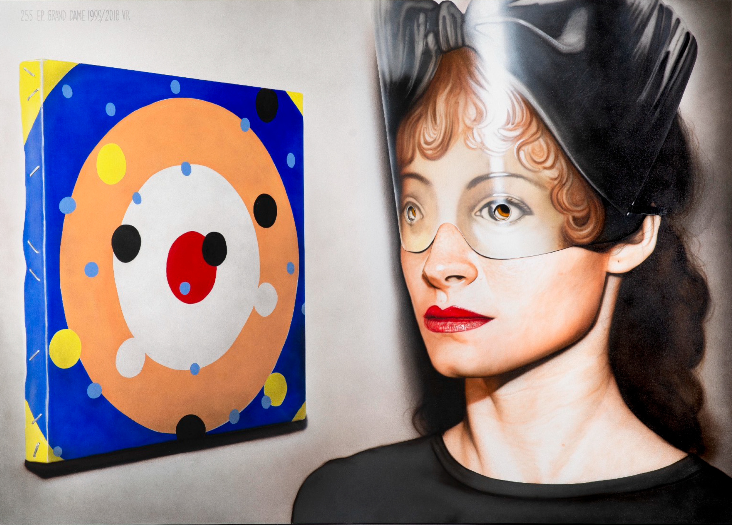 Victor Rodriguez Grand Dame 5, 2019 Acrylic on canvas 172.72h x 243.84w cm