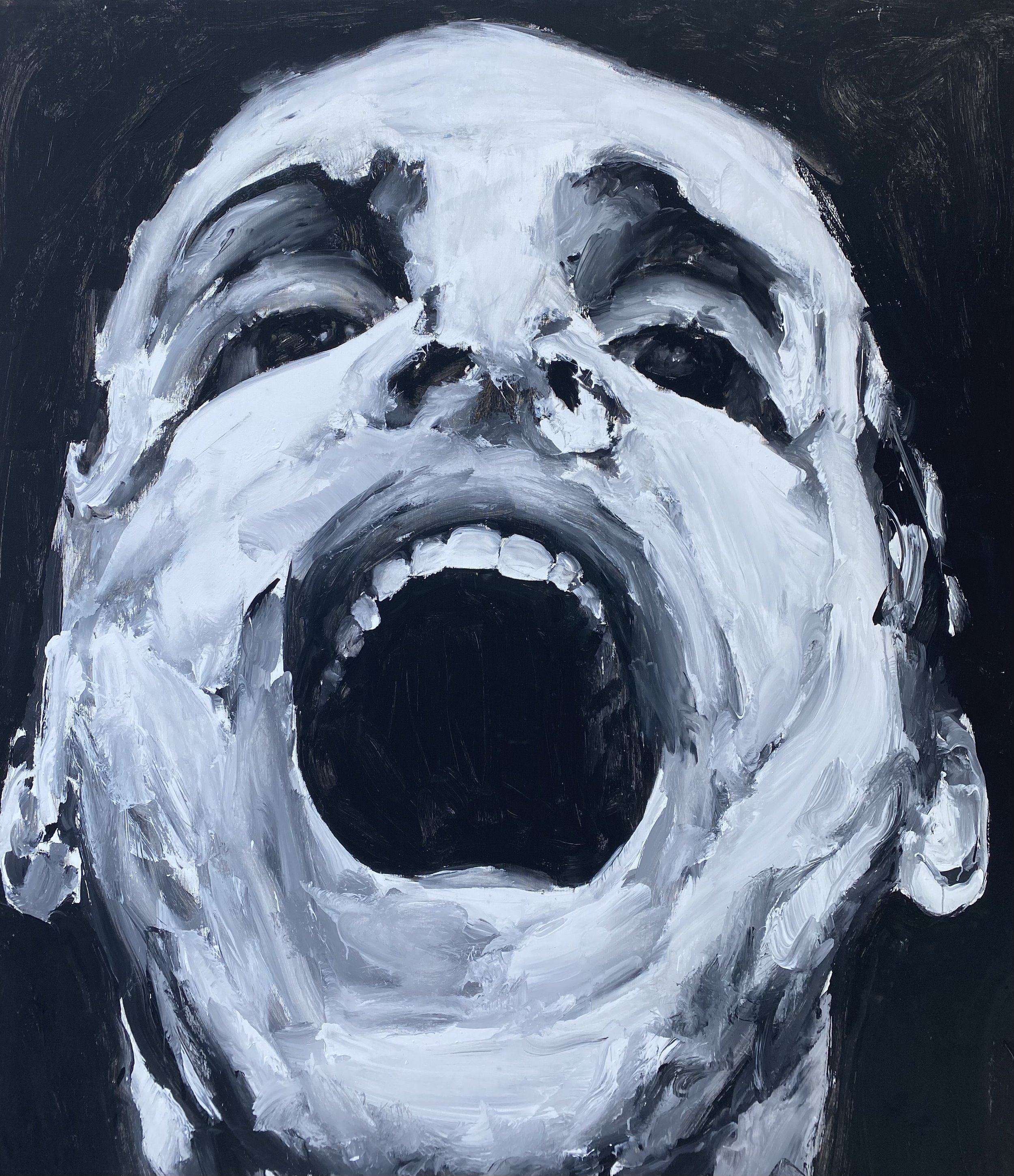 Santiago Ydáñez Sin Titulo, 2021 Acrylic on linen 77h x 67w in 195.58h x 170.18w cm