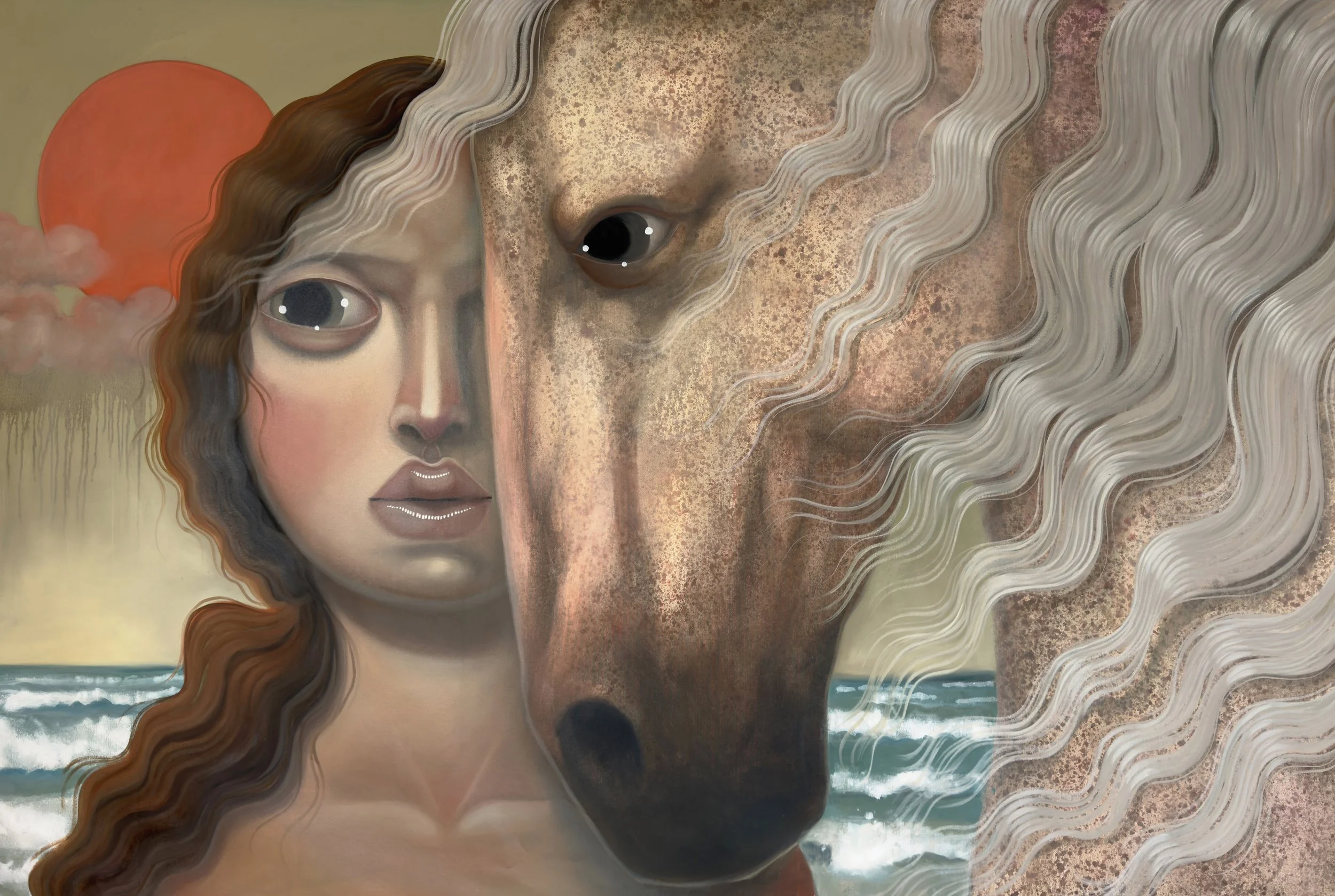 Tania Marmolejo A Question of Confidence, 2026 Oil on Canvas 48h x 74w in