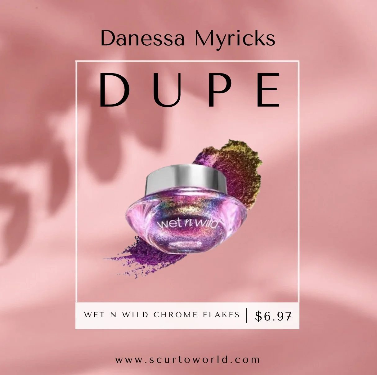 Danessa Myricks Chrome Flakes Dupe for Under $7