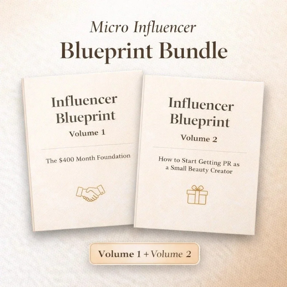 Micro Influencer Blueprint Bundle: Vol. 1 + 2