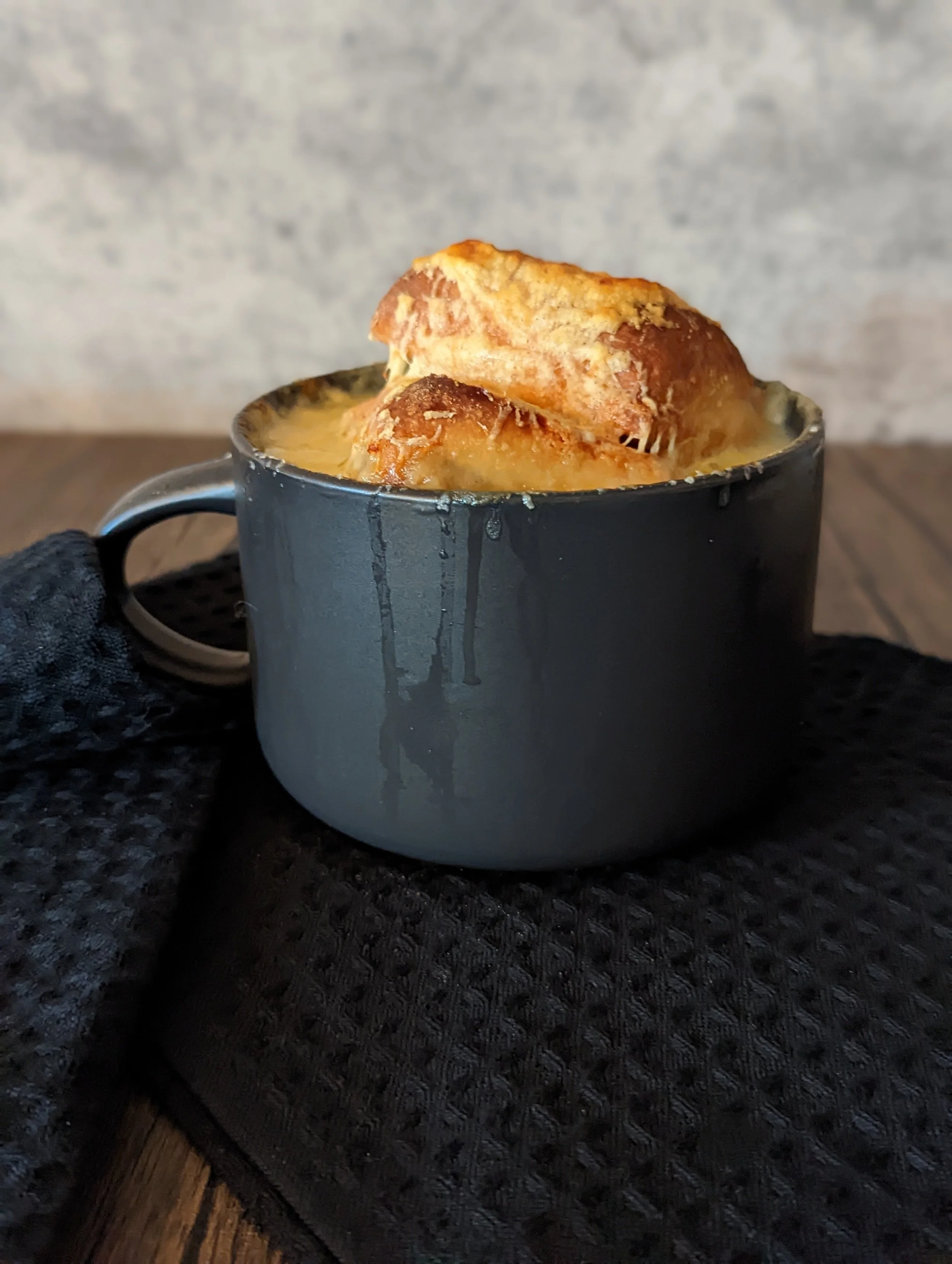 Kartoffelsuppe with Slab Croutons