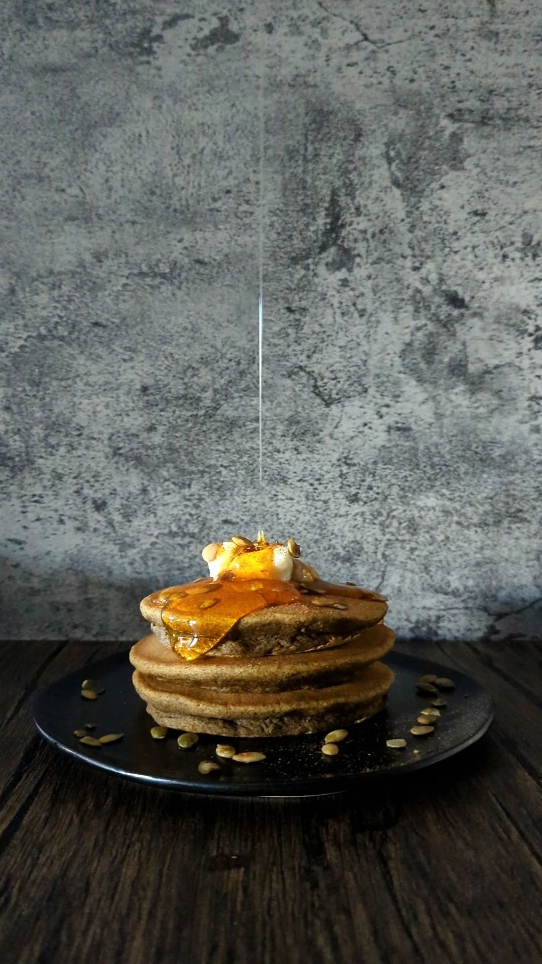 Buckwheat Pumpkin Slapjacks with Treacle