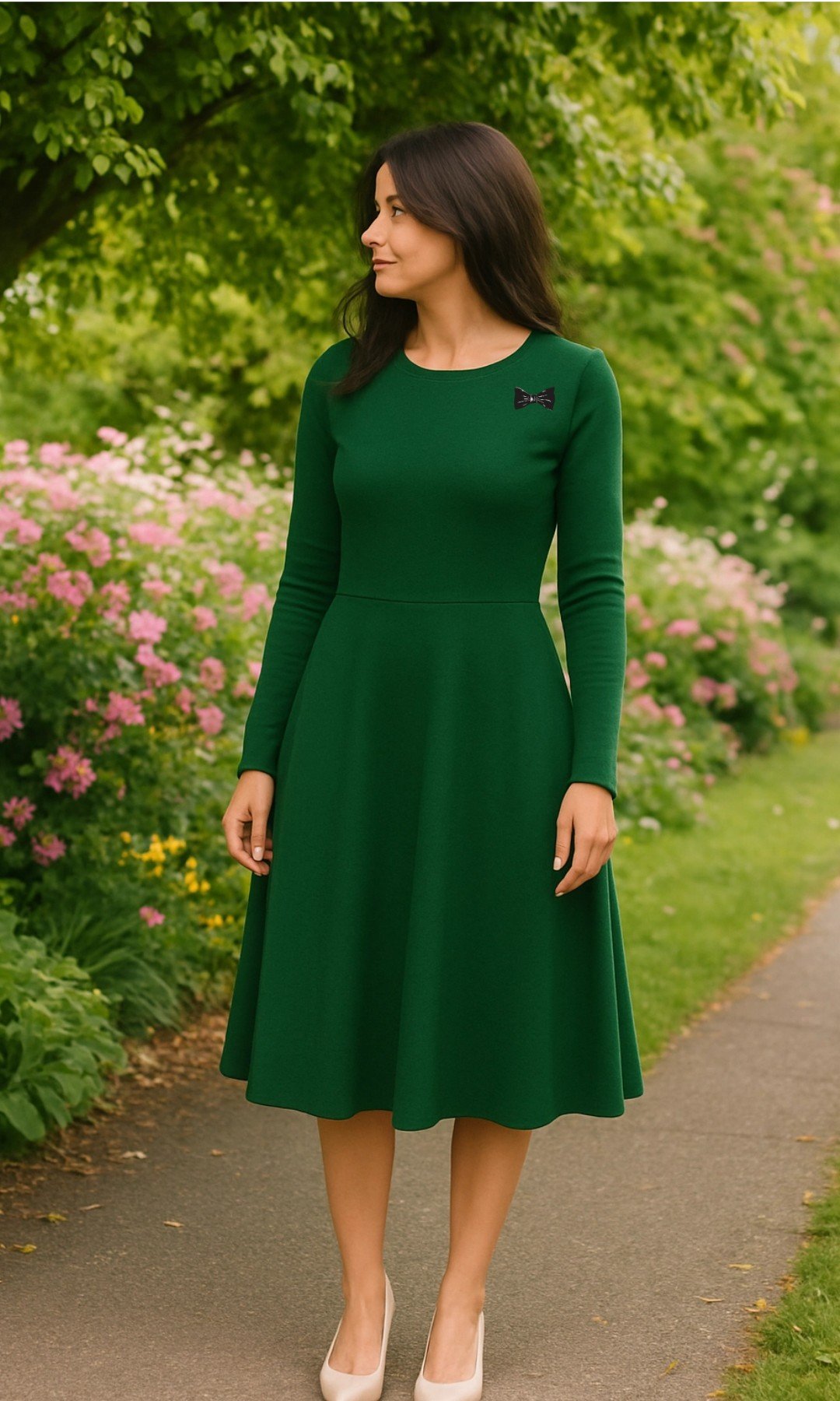 Model Bow Dress with Bow.jpg
