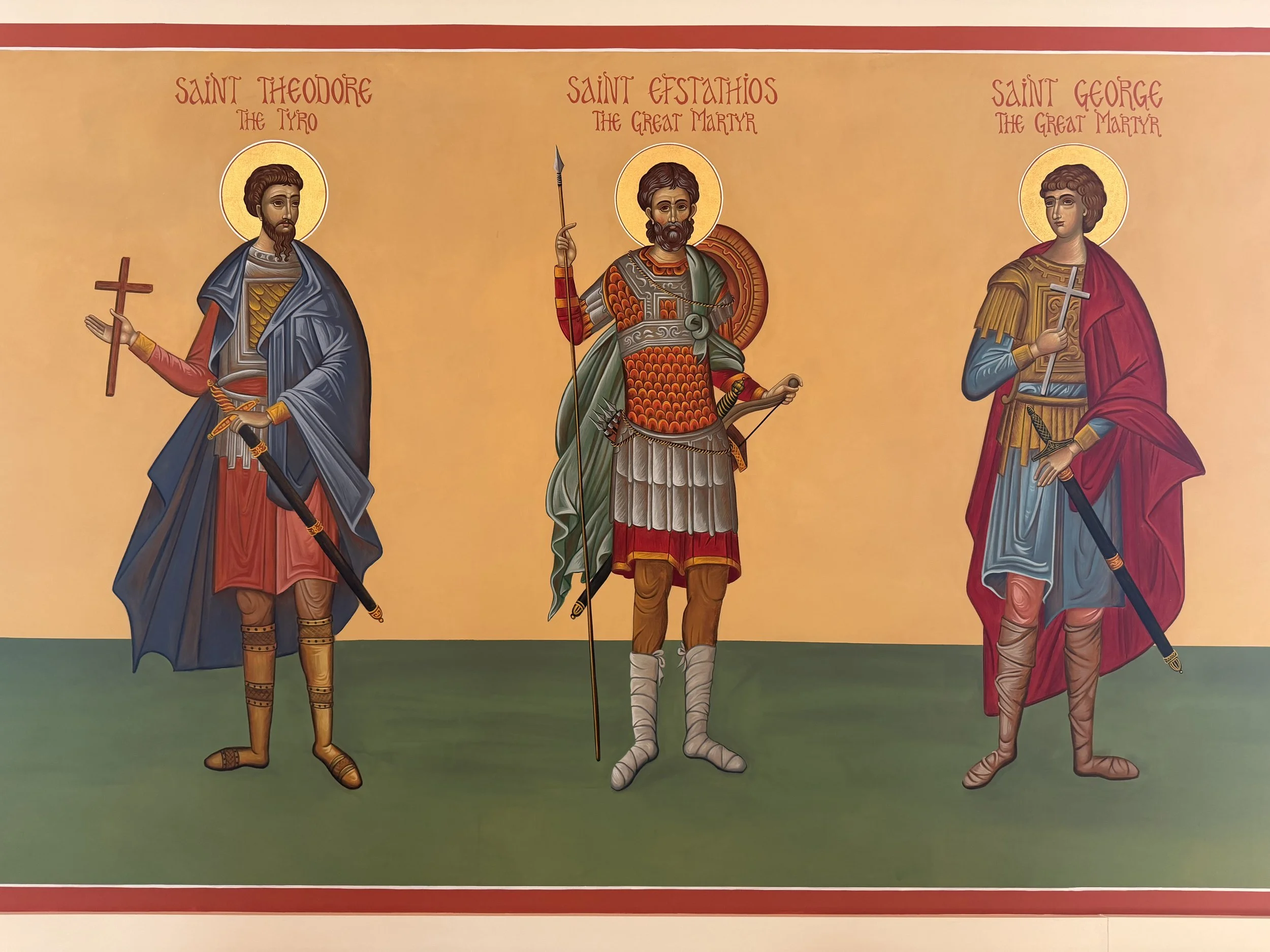 Saints Theodore, Efstathios, and George