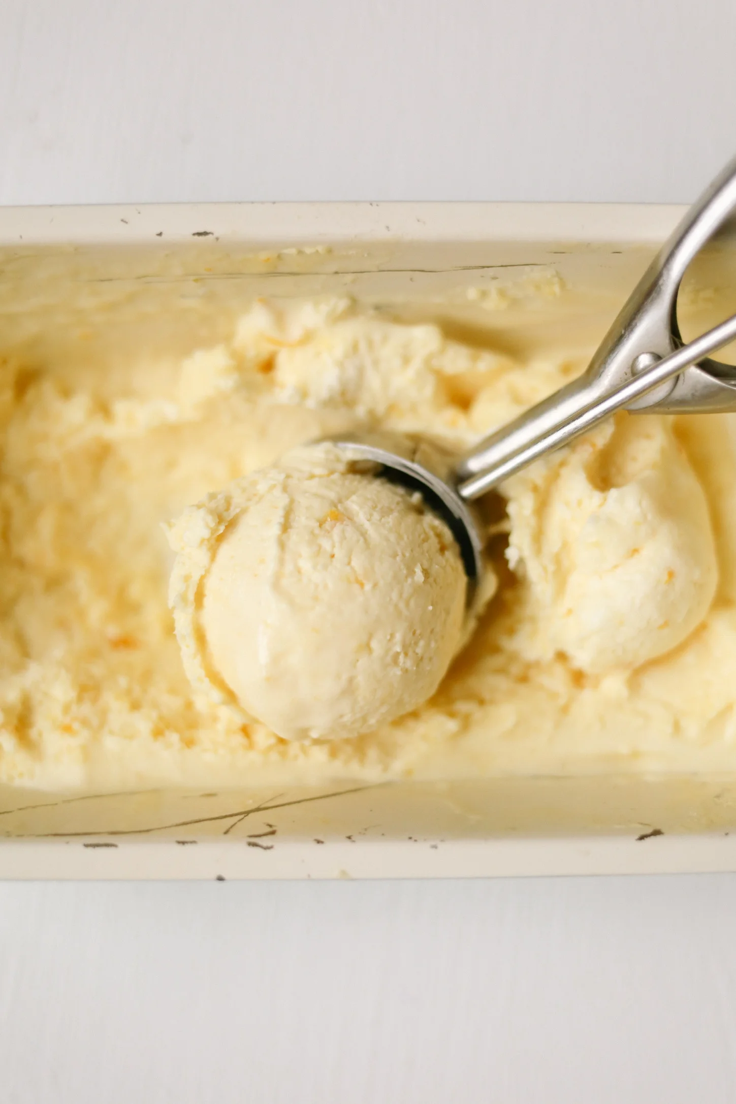 Lemon Saffron Ice Cream