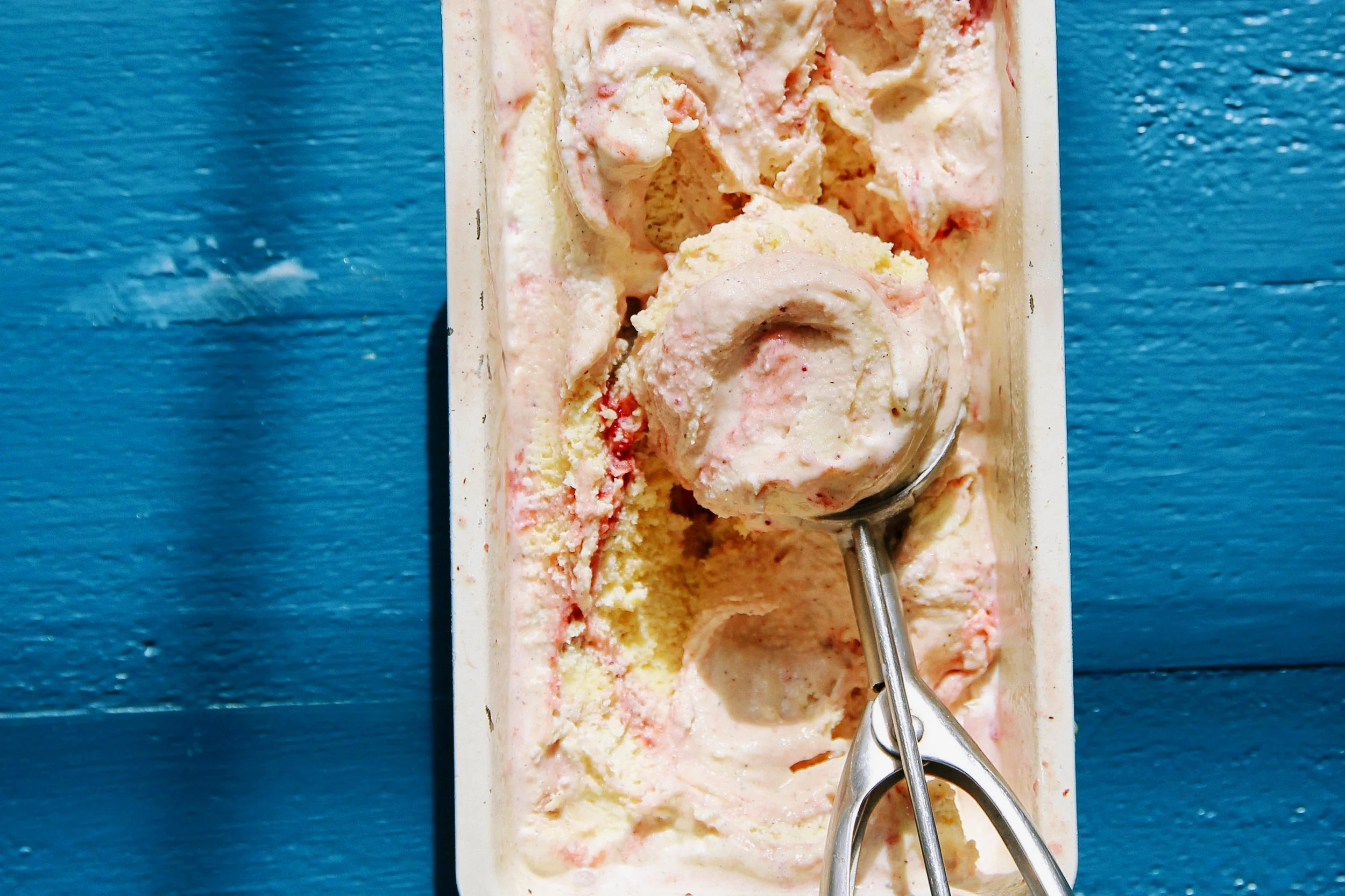 Strawberry Lemongrass Ice Cream