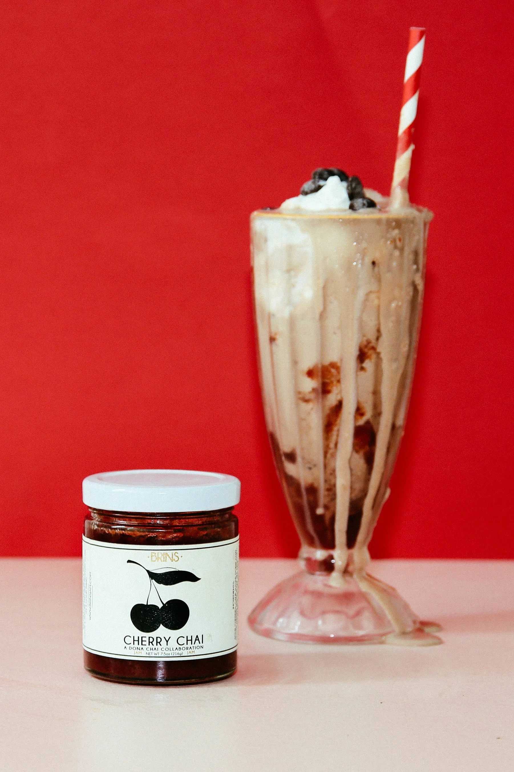 Cherry Chai Chocolate Shake