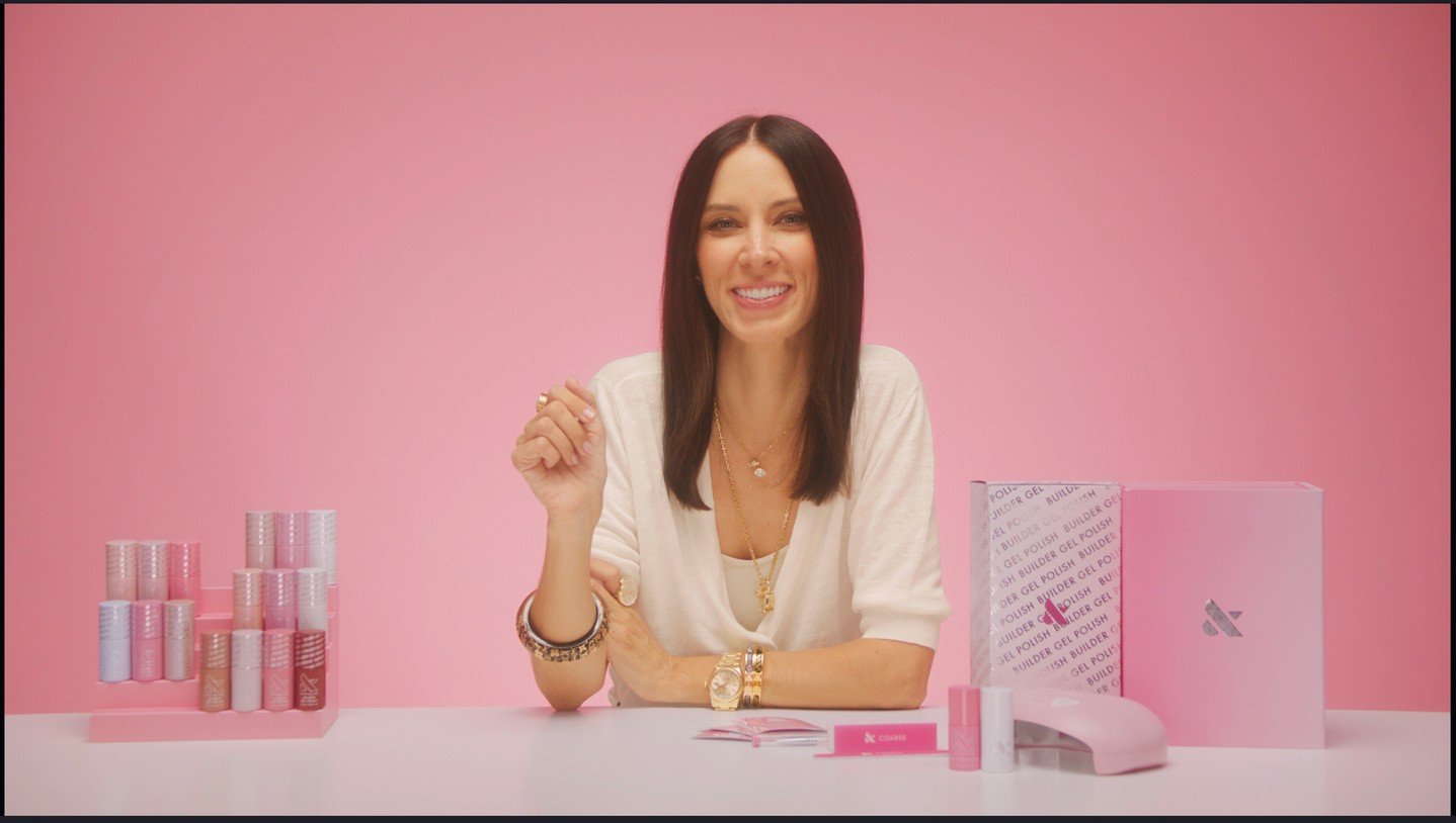 New work for Olive &amp; June.⁠ Screen grab from our &ldquo;how to&rdquo; tutorial video shoot 
⁠
Art Direction: Olivia 
Production Co: Davis Pictures Inc
Photographer &amp; Director: Jon Davis 
DP and Camera Op: Alexander Falk⁠
Gaffer &amp; Grip: Jo