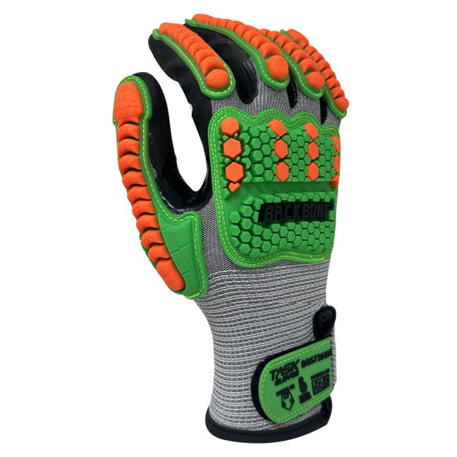 BG572NDB • Engineered HDPE Shell, Foam Nitrile Palm with TPR Overlays