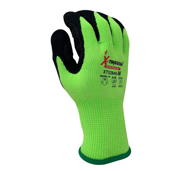 XT52640TC • 10 Gauge Aramid Knit with Black Nitrile Dots over