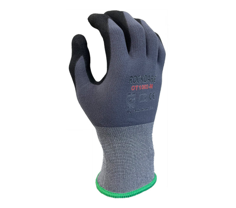 OT1002 • 15 Gauge Nylon Knit Shell, Micro-Foam Nitrile Coated Palm