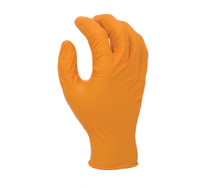 DS5008HO • 8 Mil Orange Nitrile, Diamond-Texture Finish, Powder
