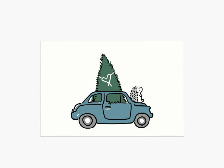 Christmas Tree Postcard